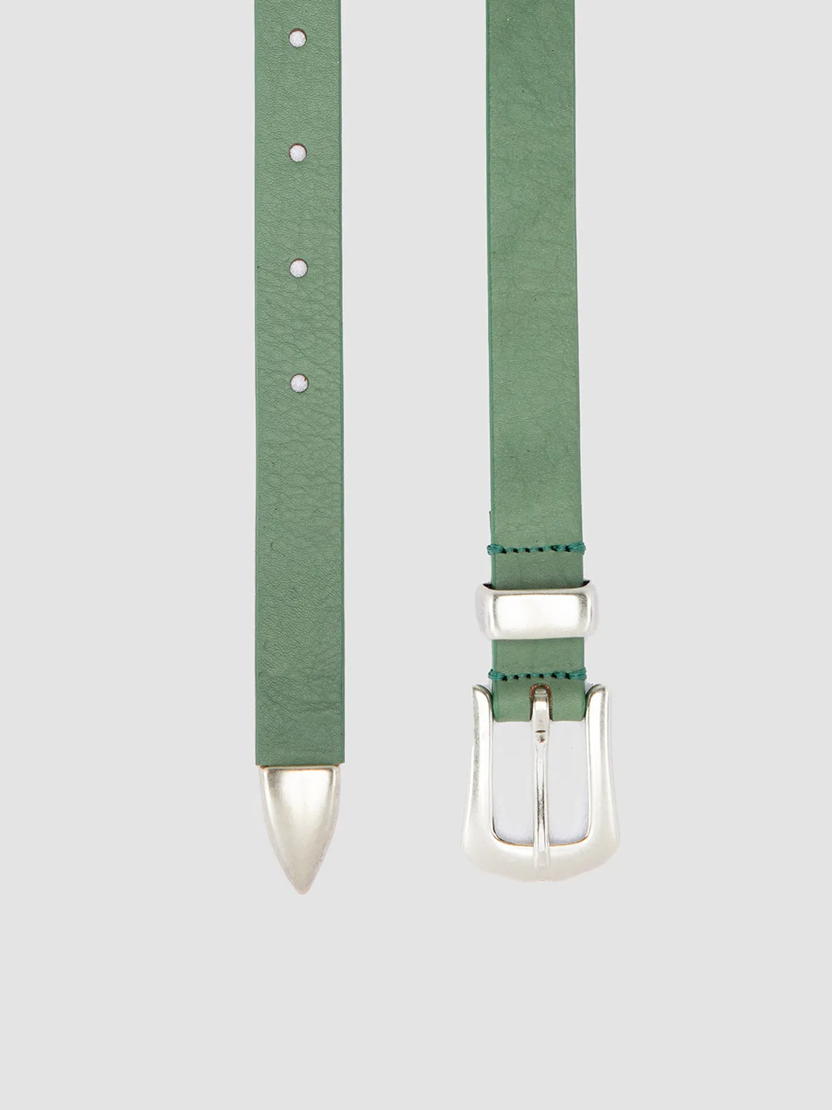 OC STRIP 066 - Green Nappa Leather Belt,Women