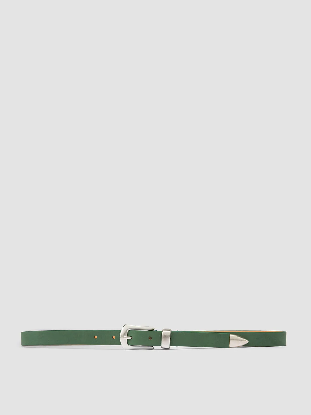 OC STRIP 066 - Green Nappa Leather Belt,Women