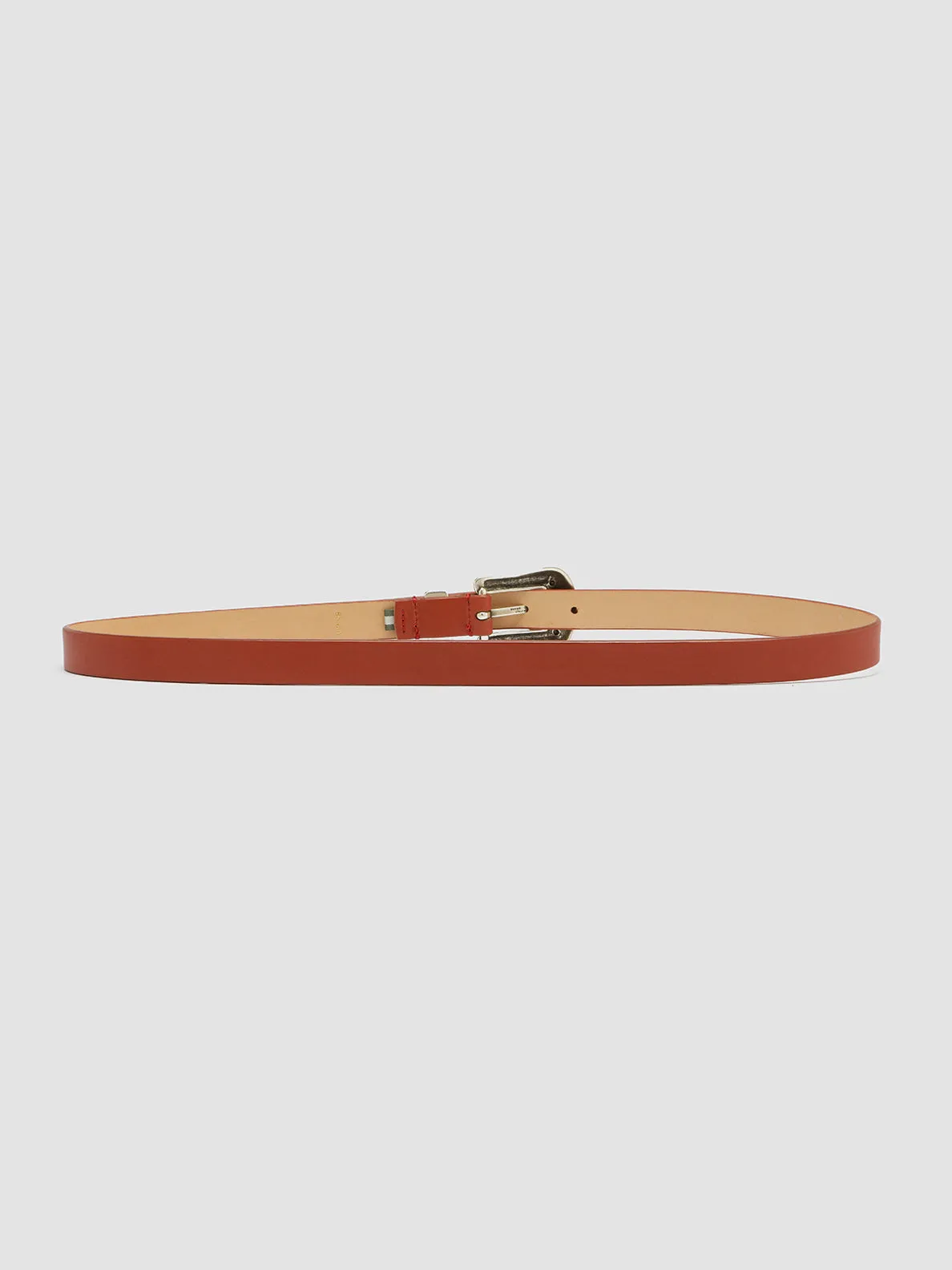 OC STRIP 066 - Red Nappa Leather Belt,Women