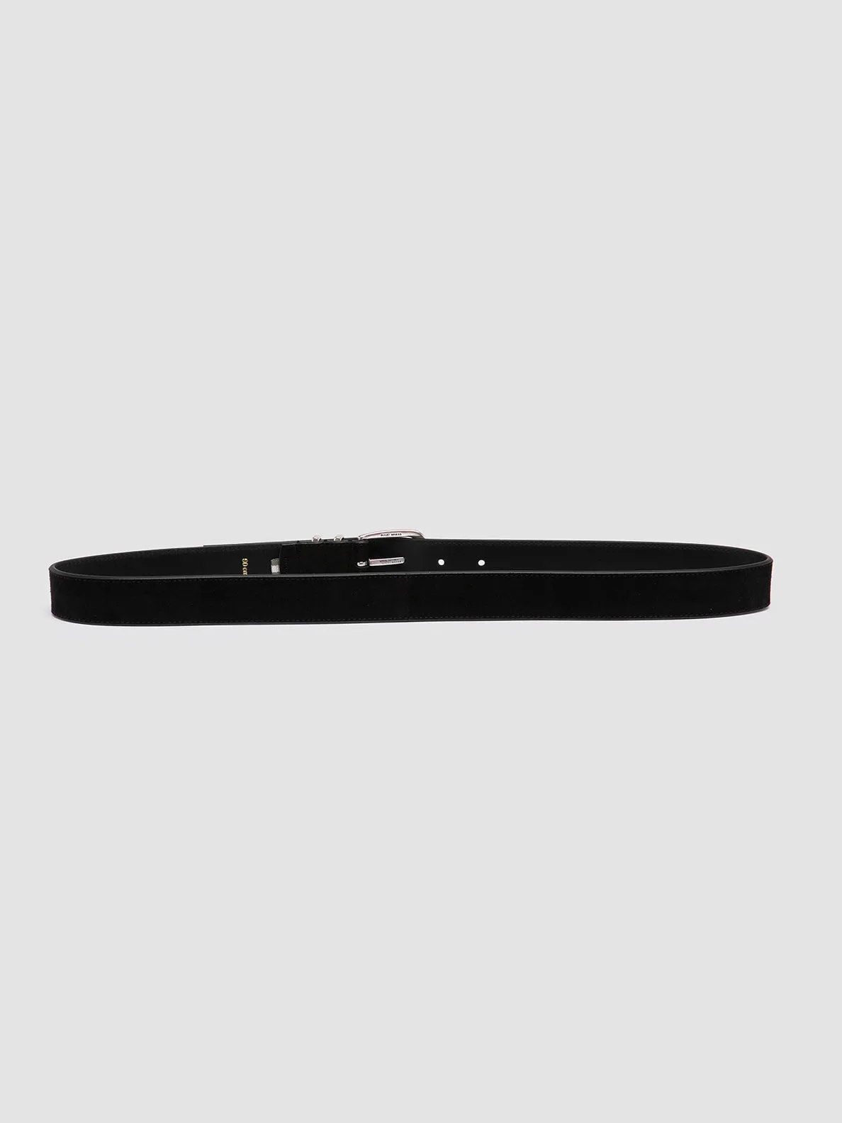 OC STRIP 074 - Black Suede Belt,Men