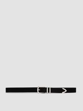 OC STRIP 074 - Black Suede Belt,Men