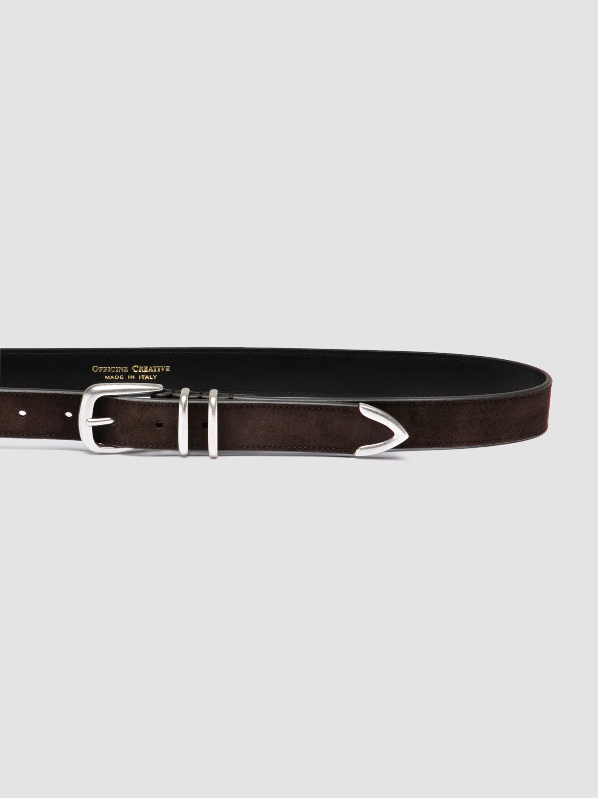 OC STRIP 074 - Brown Suede Belt,Men