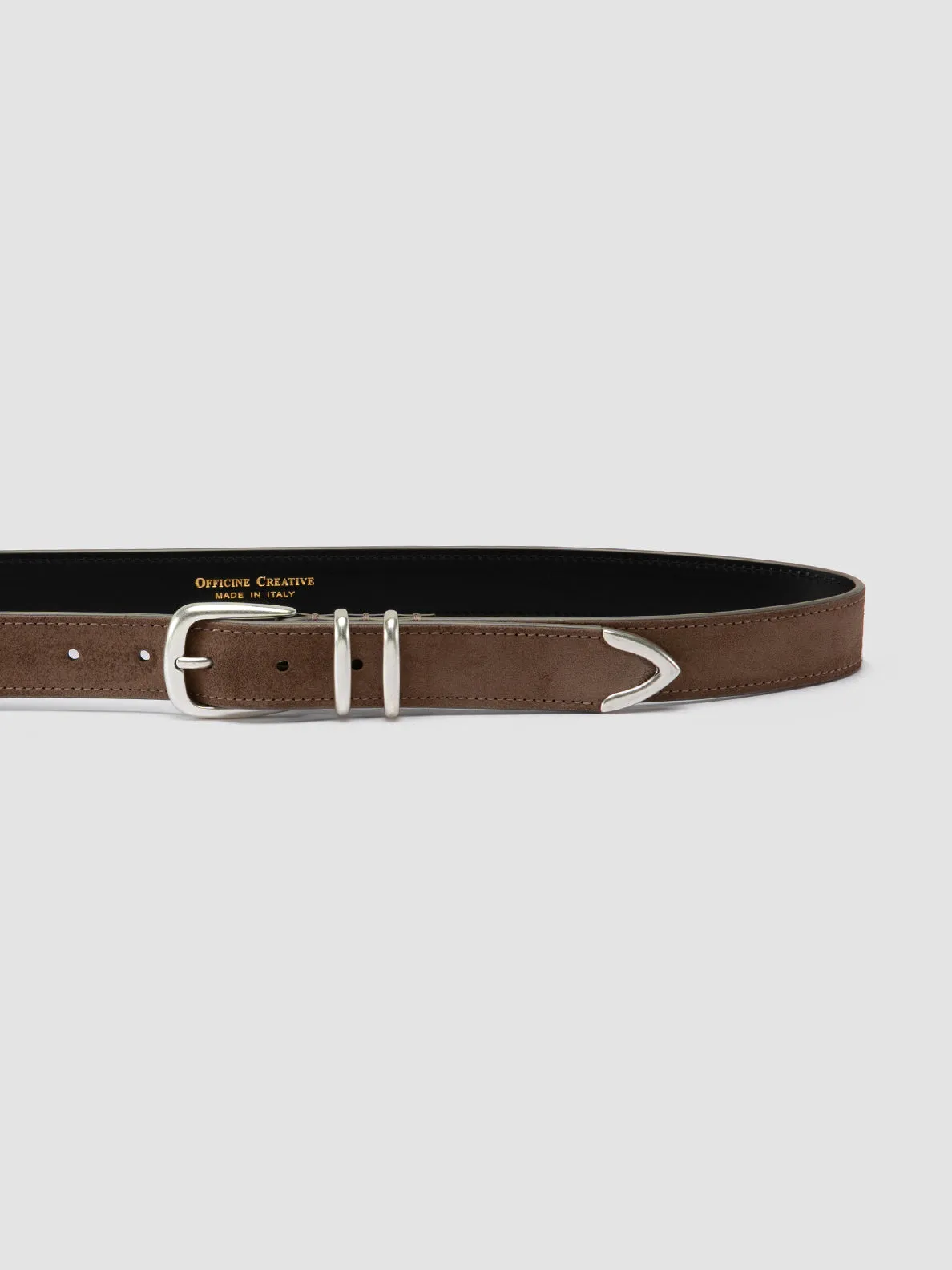 OC STRIP 074 - Brown Suede Belt,Men