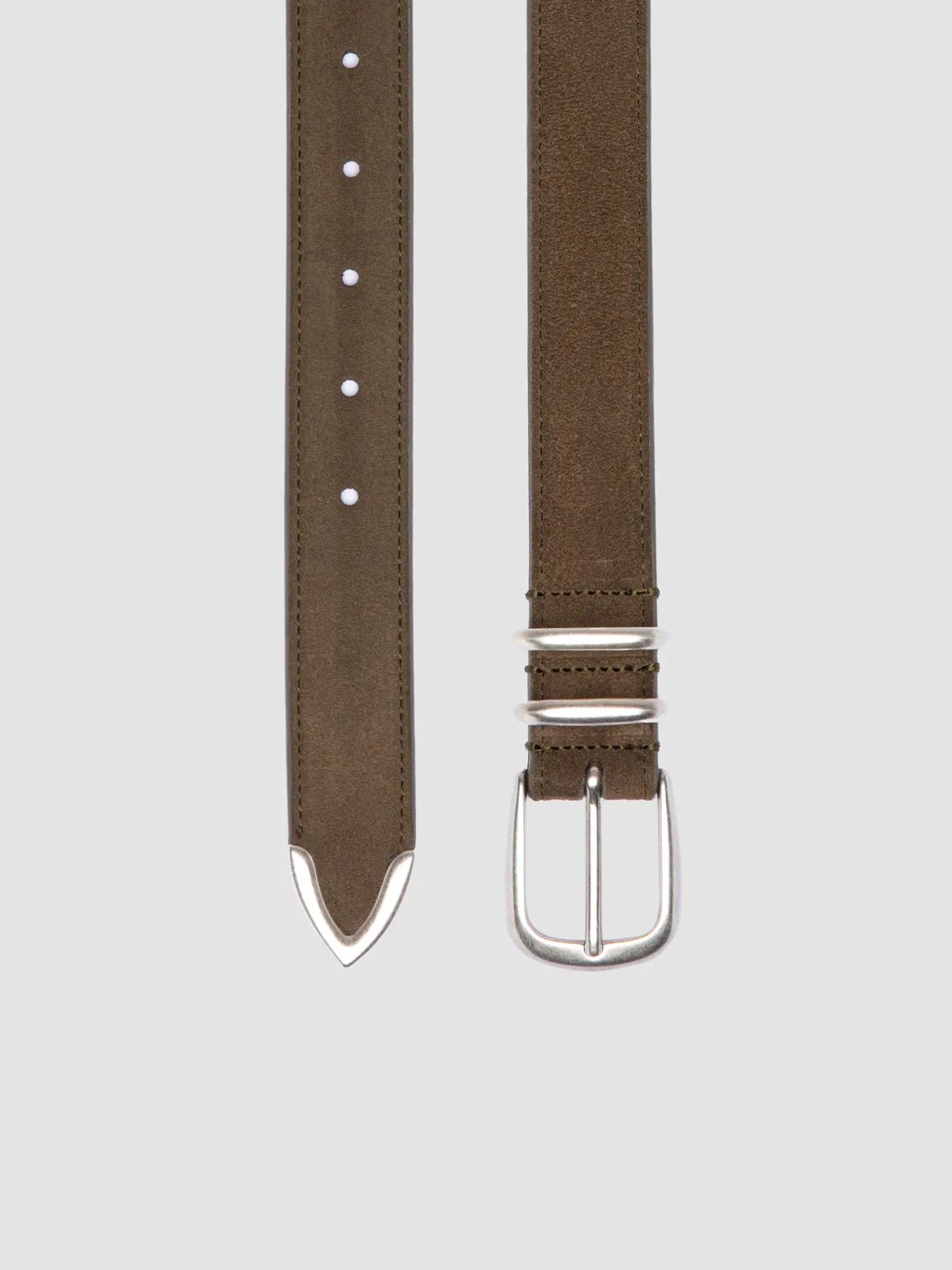 OC STRIP 074 - Taupe Suede Belt,Men
