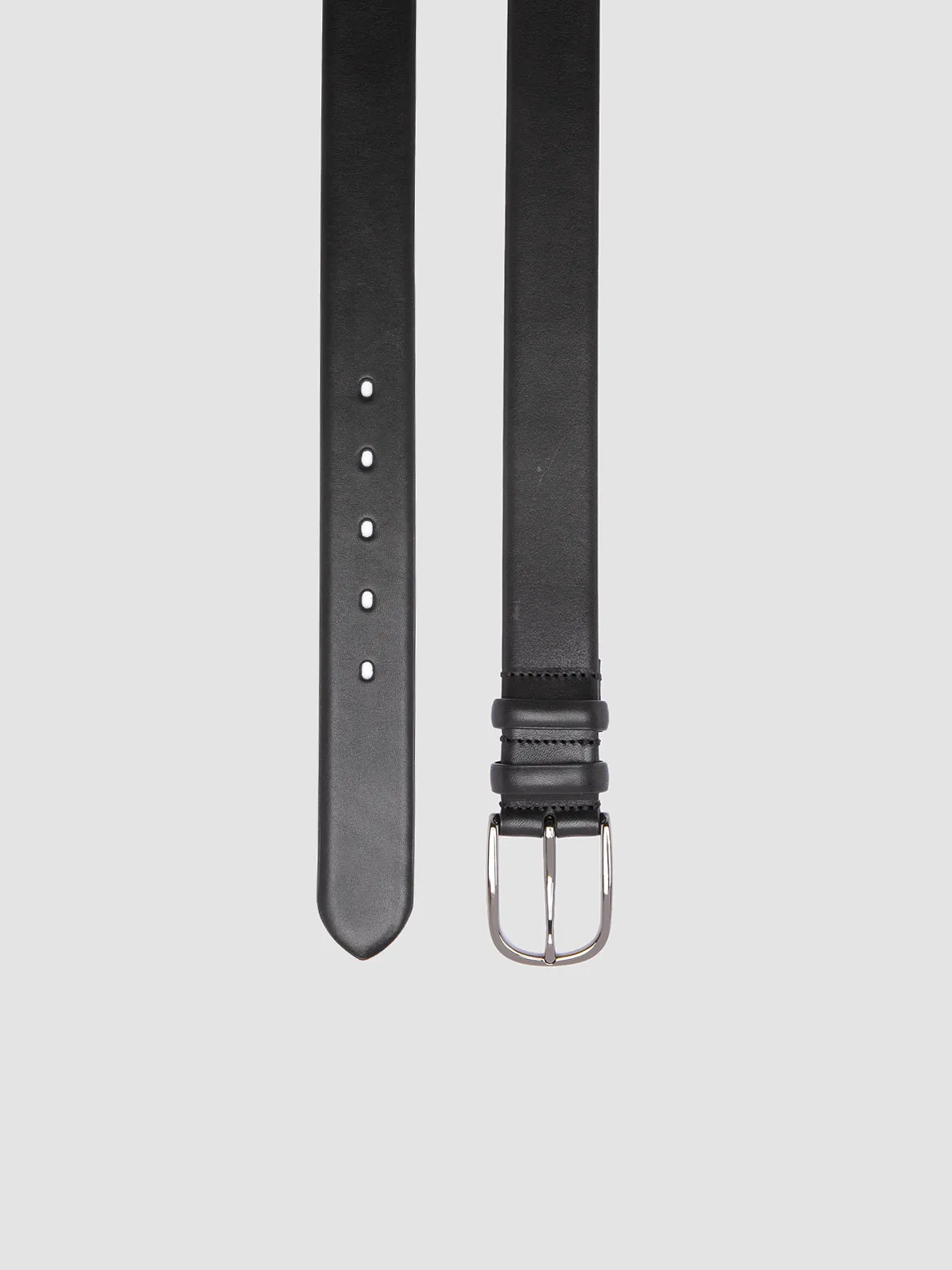 OC STRIP 079 - Black Leather Belt,Men