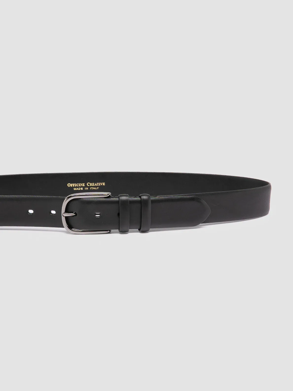 OC STRIP 079 - Black Leather Belt,Women