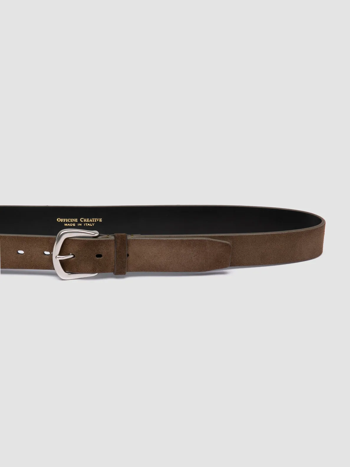OC STRIP 083 - Taupe Suede Belt,Men