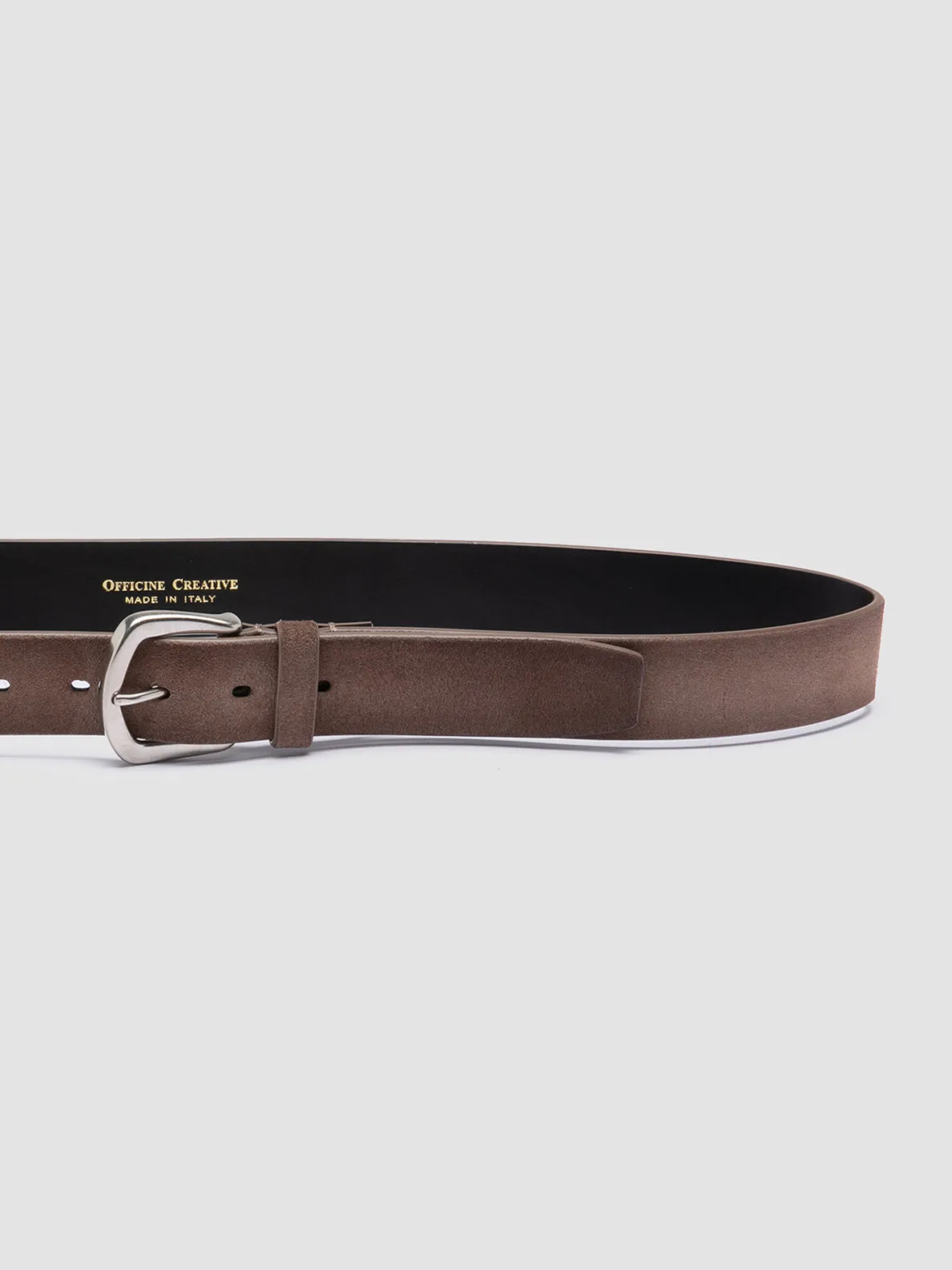 OC STRIP 083 - Taupe Suede Belt,Men