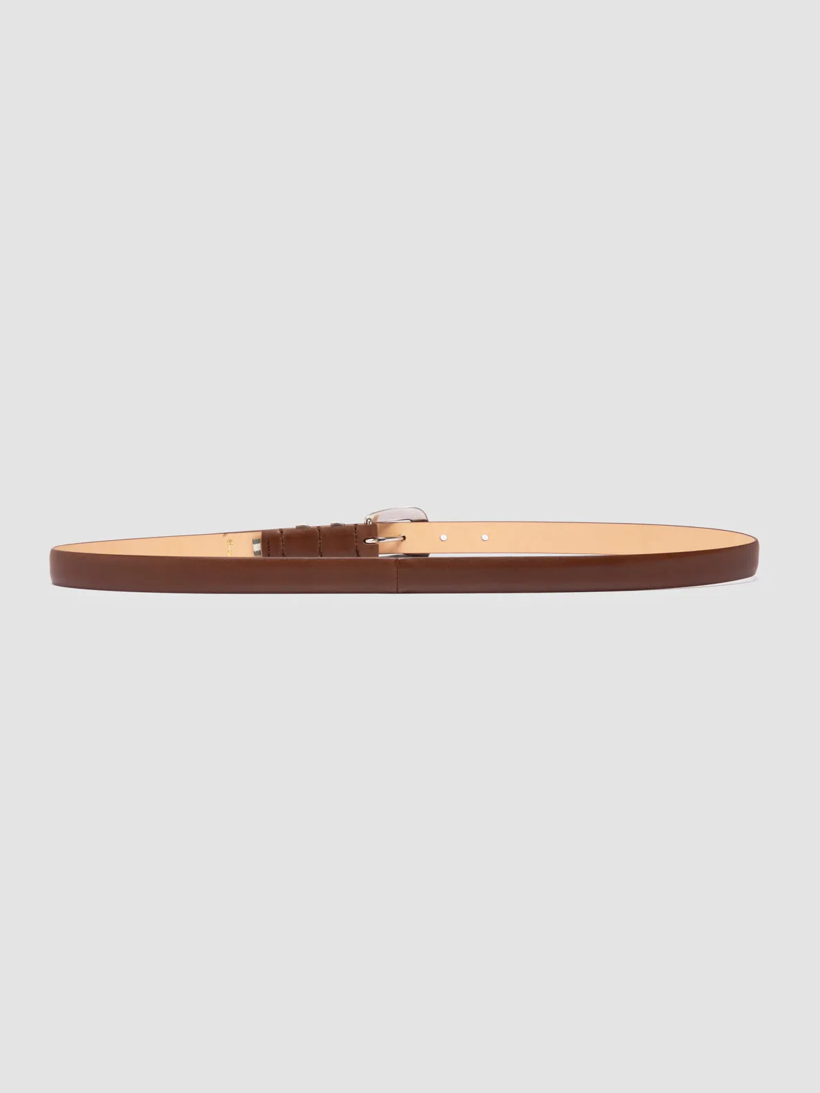 OC STRIP 091 - Brown Leather Belt,Women