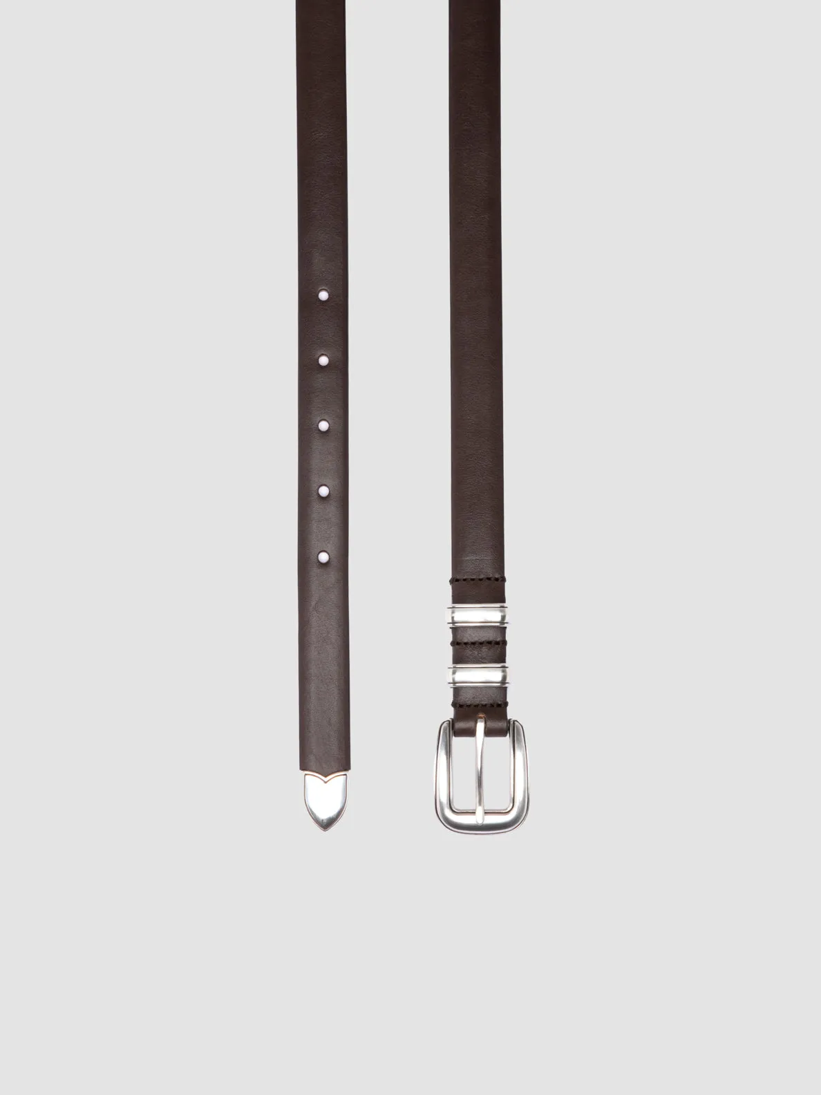 OC STRIP 091 - Brown Leather Belt,Women