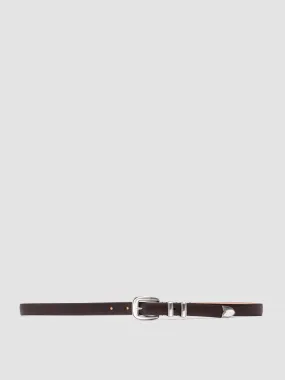 OC STRIP 091 - Brown Leather Belt,Women