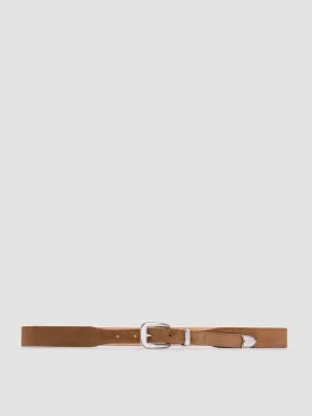 OC STRIP 092 - Brown Suede Belt,Women