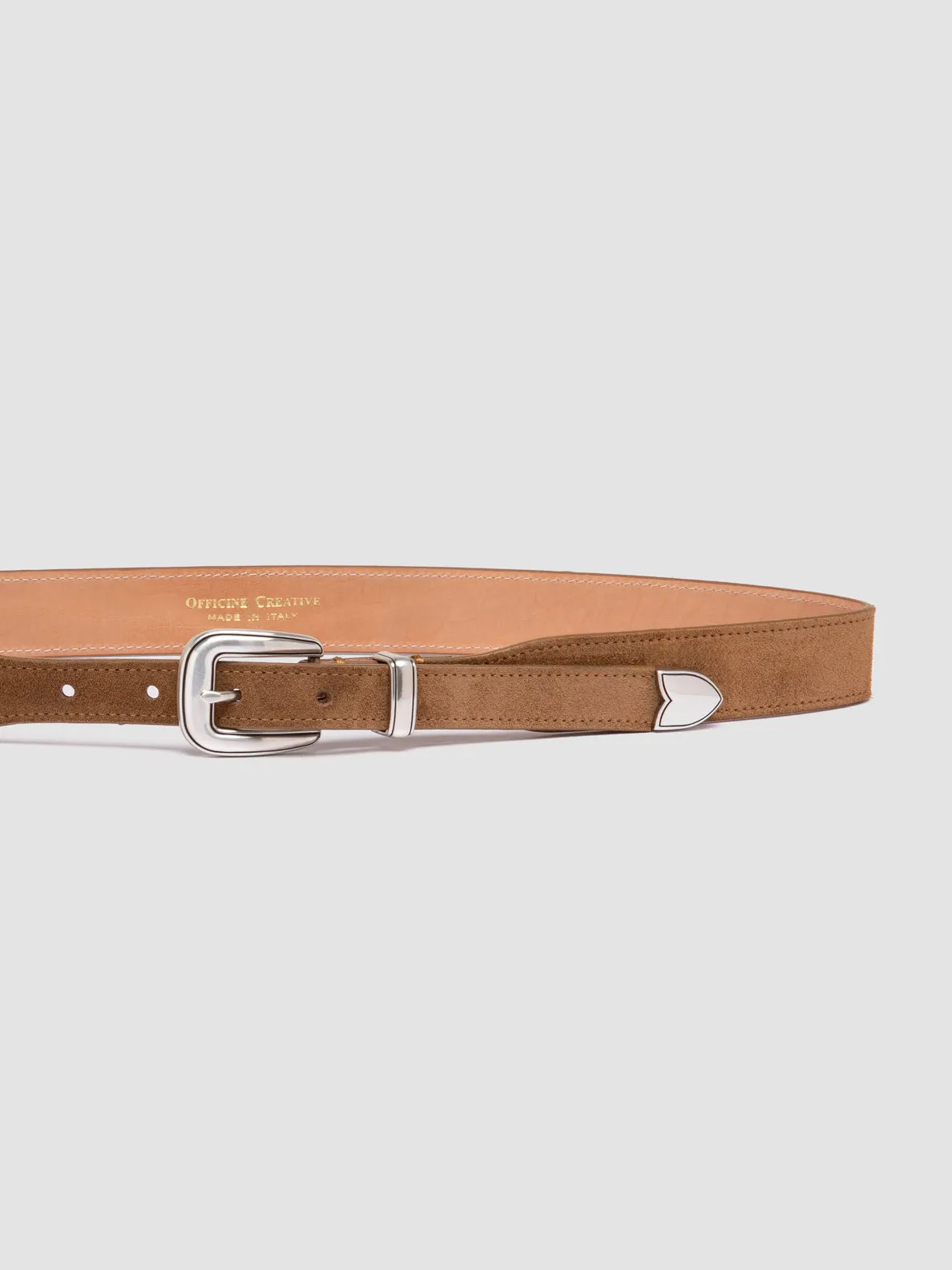 OC STRIP 092 - Brown Suede Belt,Women