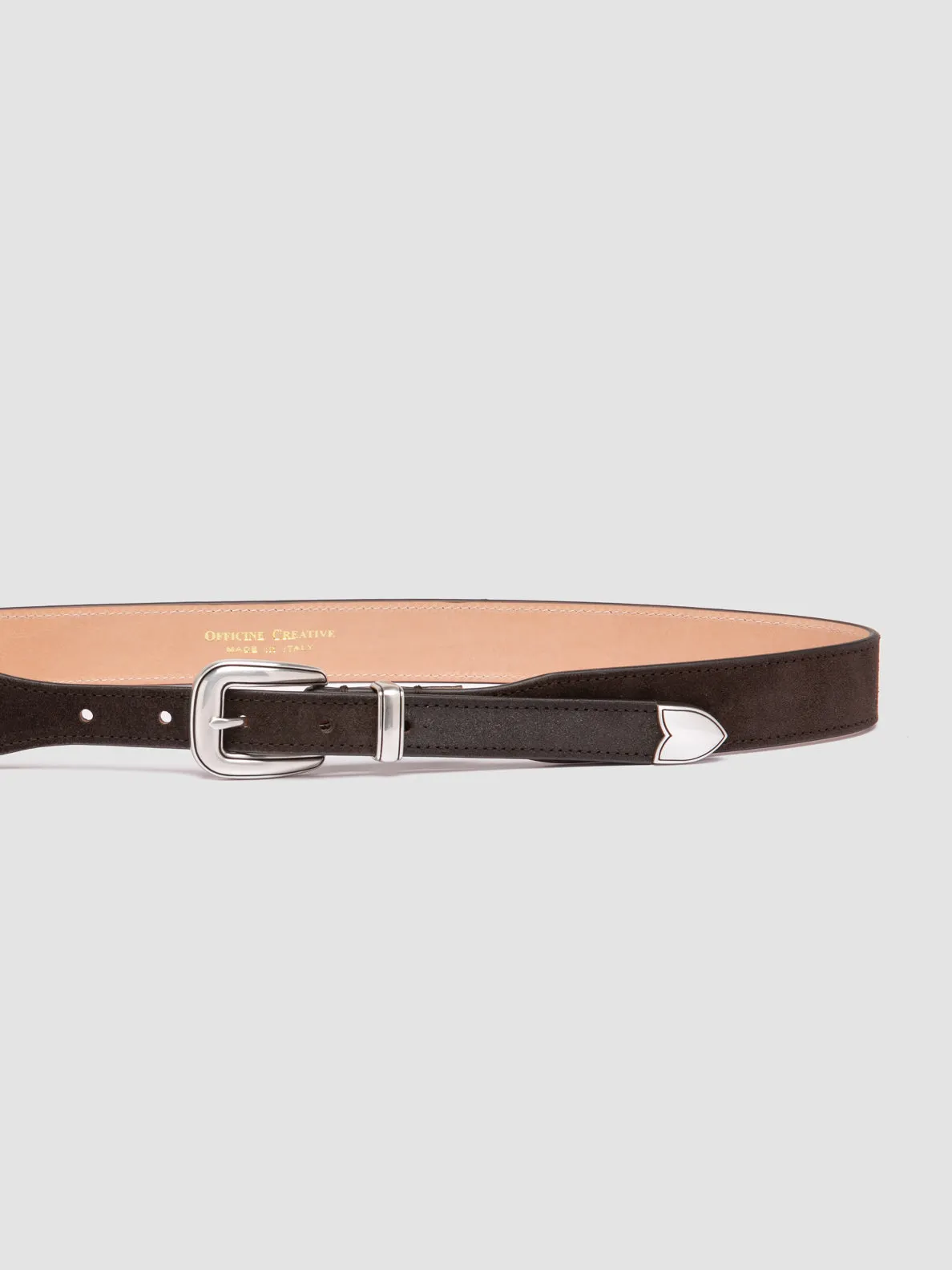 OC STRIP 092 - Brown Suede Belt,Women