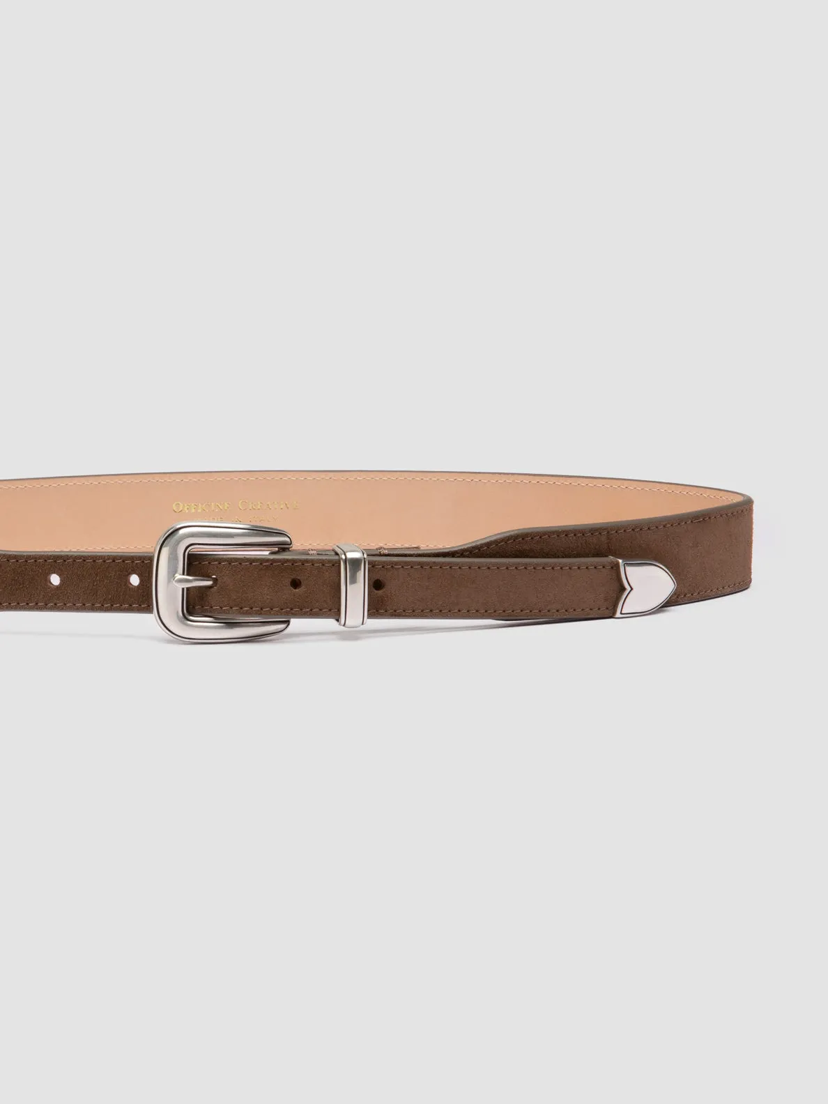 OC STRIP 092 - Brown Suede Belt,Women