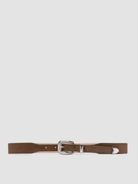 OC STRIP 092 - Brown Suede Belt,Women