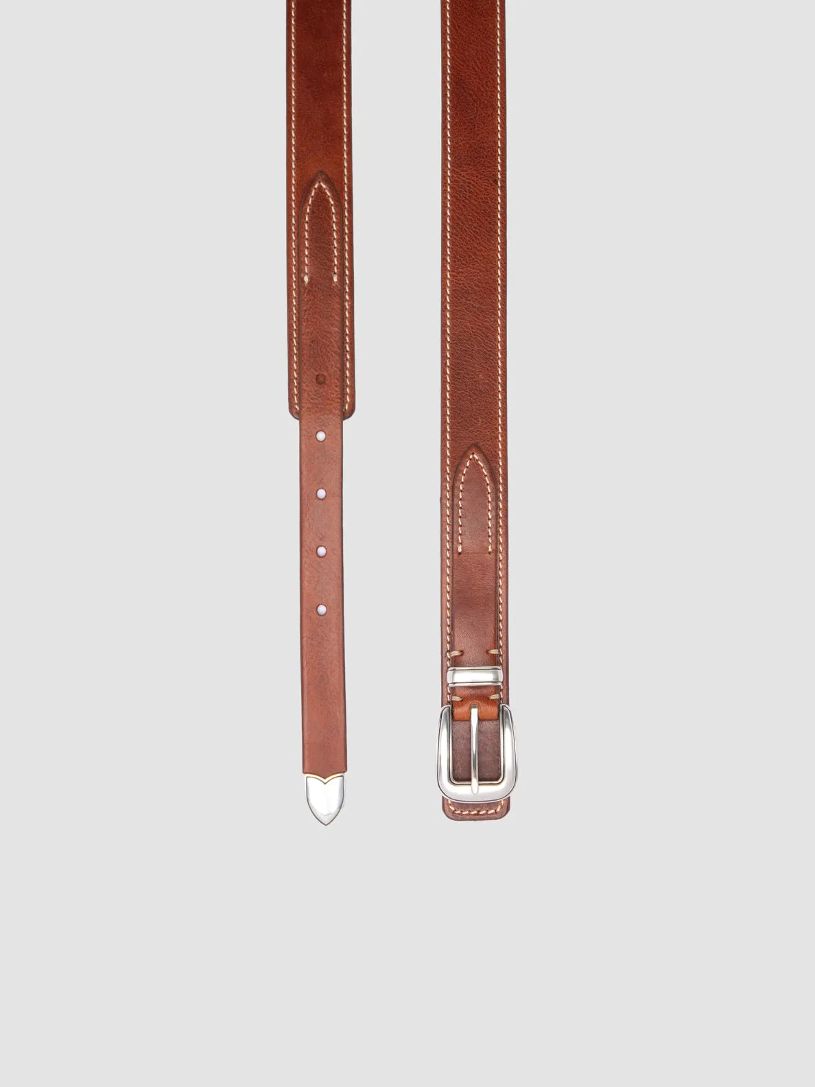 OC STRIP 097 - Brown Leather Belt,Women