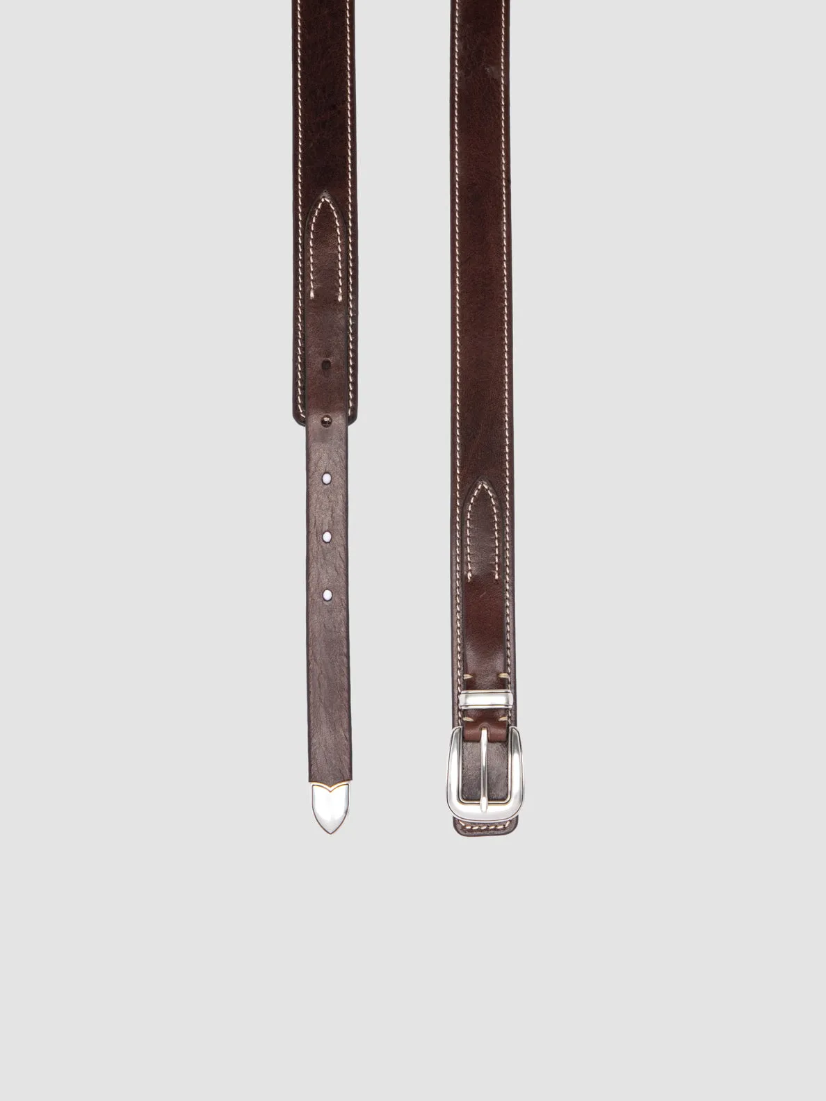 OC STRIP 097 - Brown Leather Belt,Women