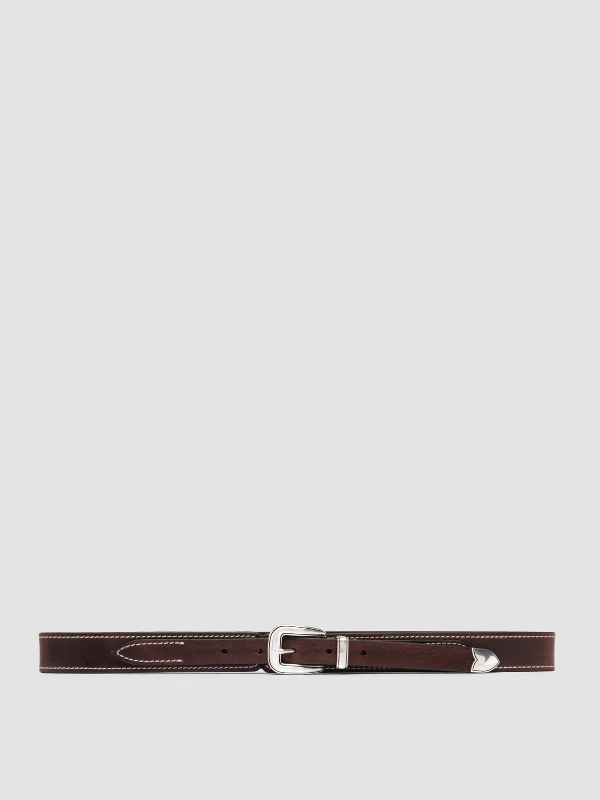 OC STRIP 097 - Brown Leather Belt,Women