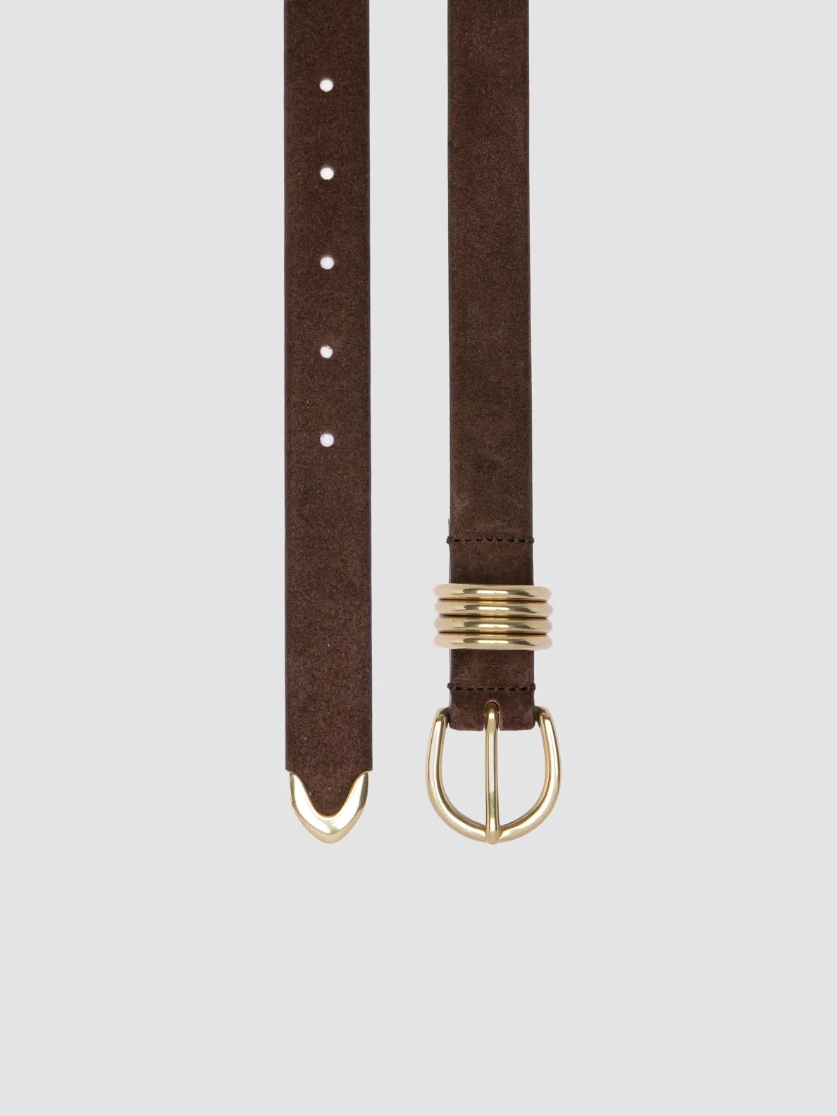 OC STRIP 098 - Brown Suede Belt,Women
