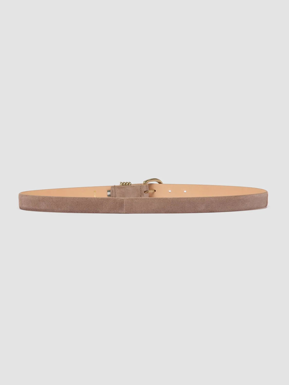 OC STRIP 098 - Taupe Suede Belt,Women