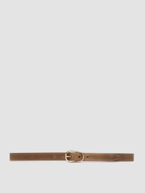 OC STRIP 099 - Black Leather Belt,Women