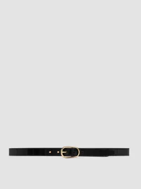 OC STRIP 099 - Black Leather Belt,Women