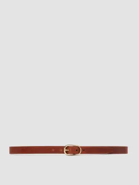 OC STRIP 099 - Brown Leather Belt,Women