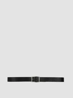 OC STRIP 10 - Black Leather Belt,Men