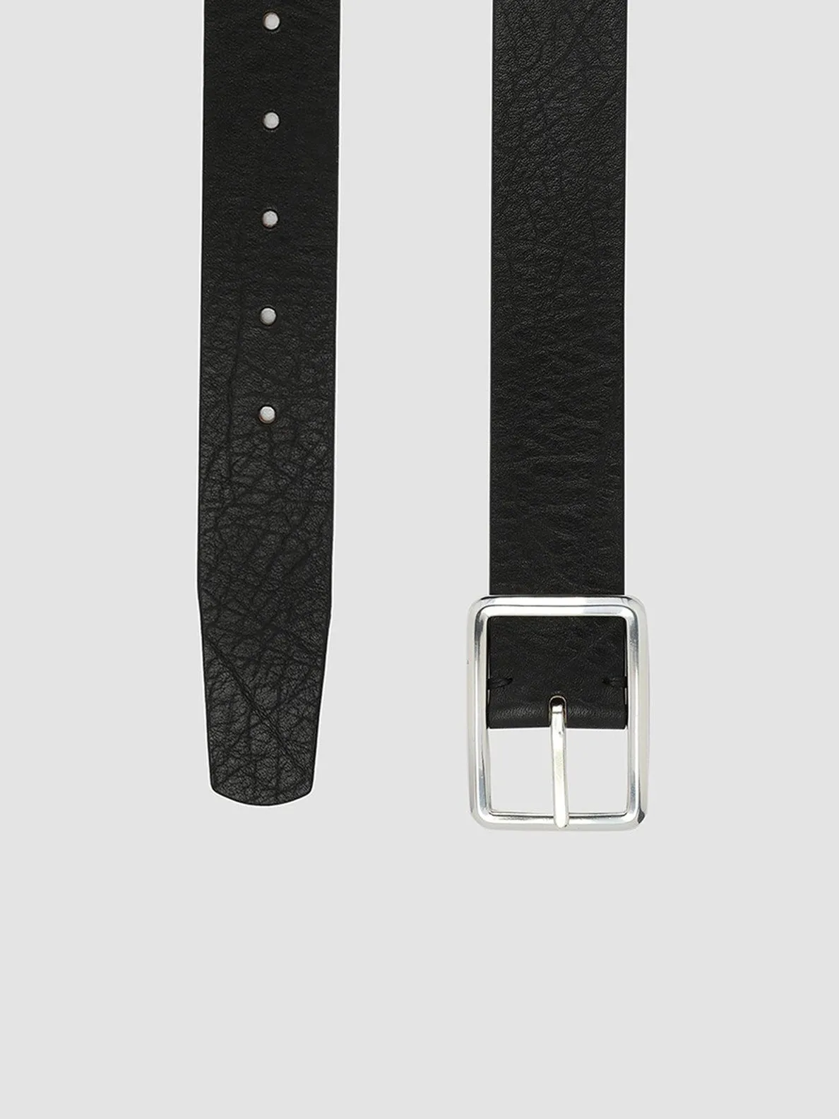 OC STRIP 10 - Black Leather Belt,Men