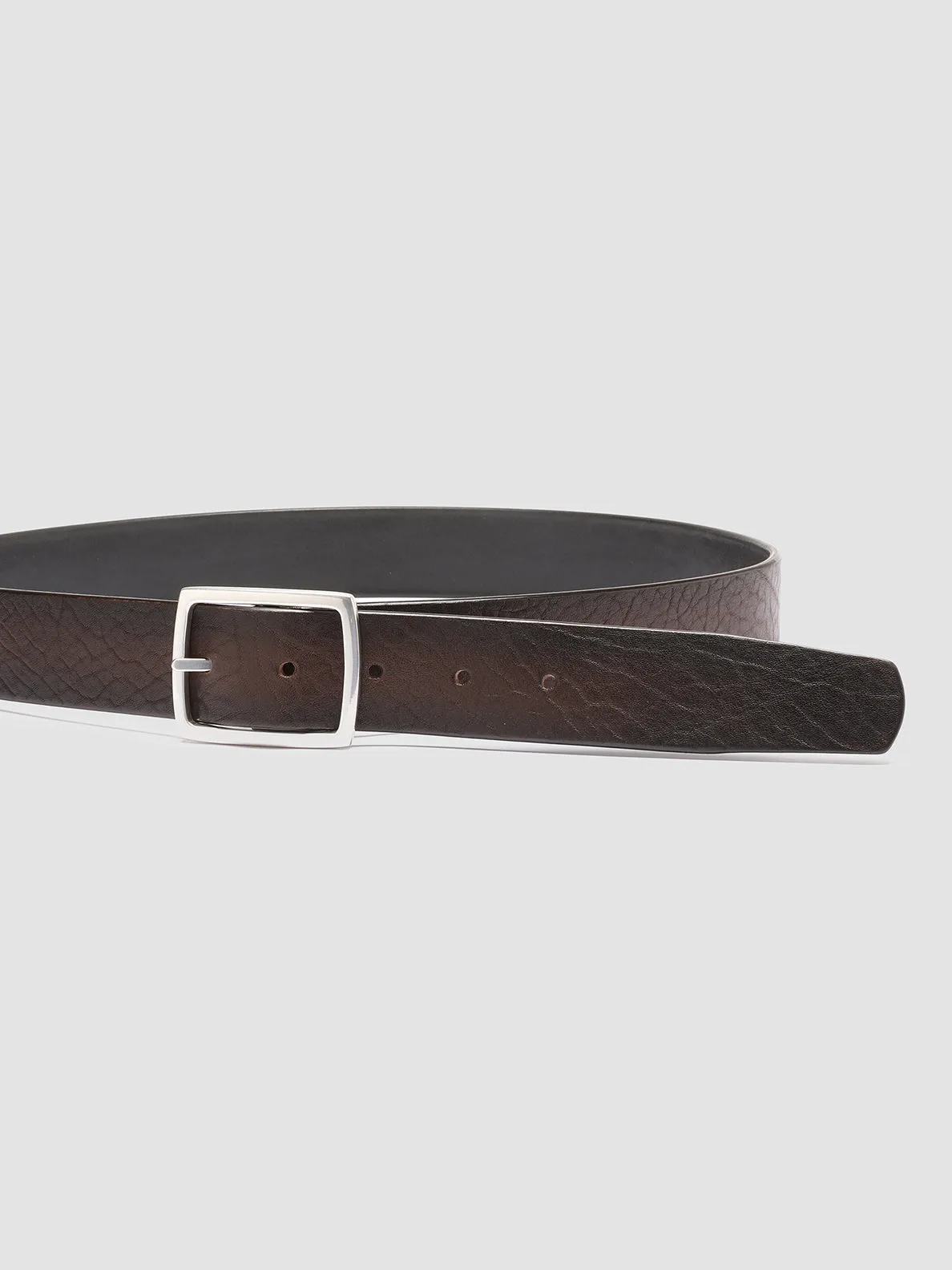 OC STRIP 10 - Brown Leather Belt,Men