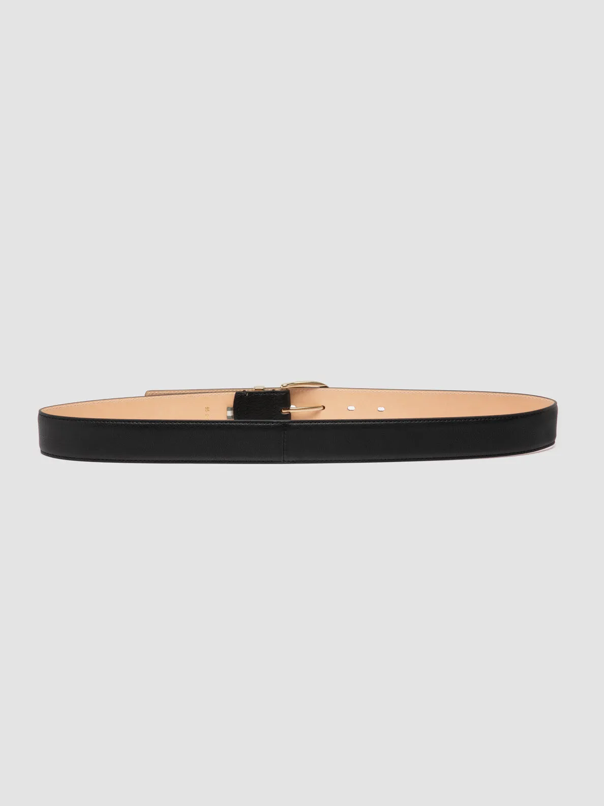 OC STRIP 100 - Black Leather Belt,Women