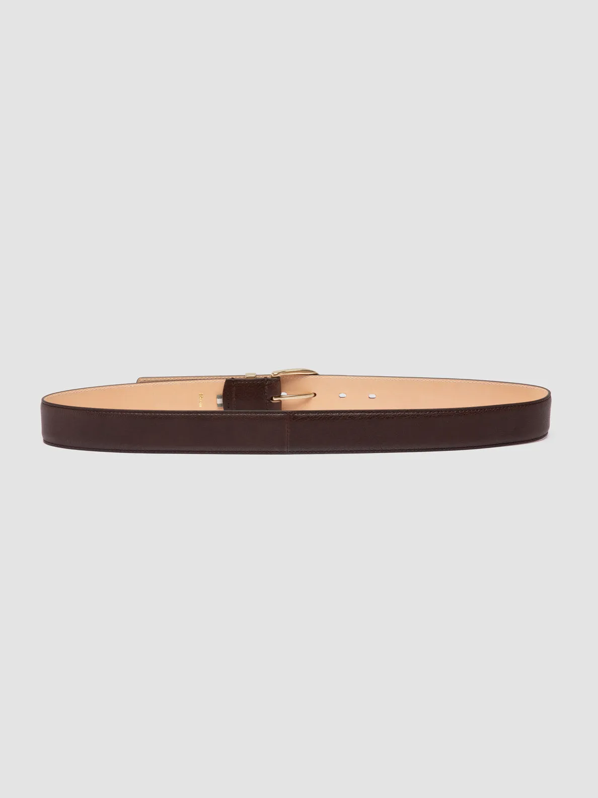 OC STRIP 100 - Brown Leather Belt,Women