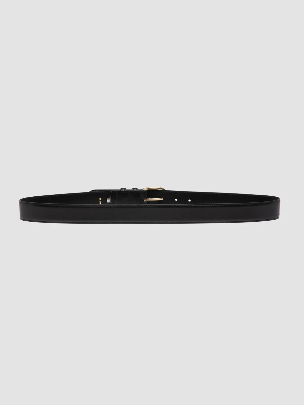 OC STRIP 105 - Black Leather Belt,Men