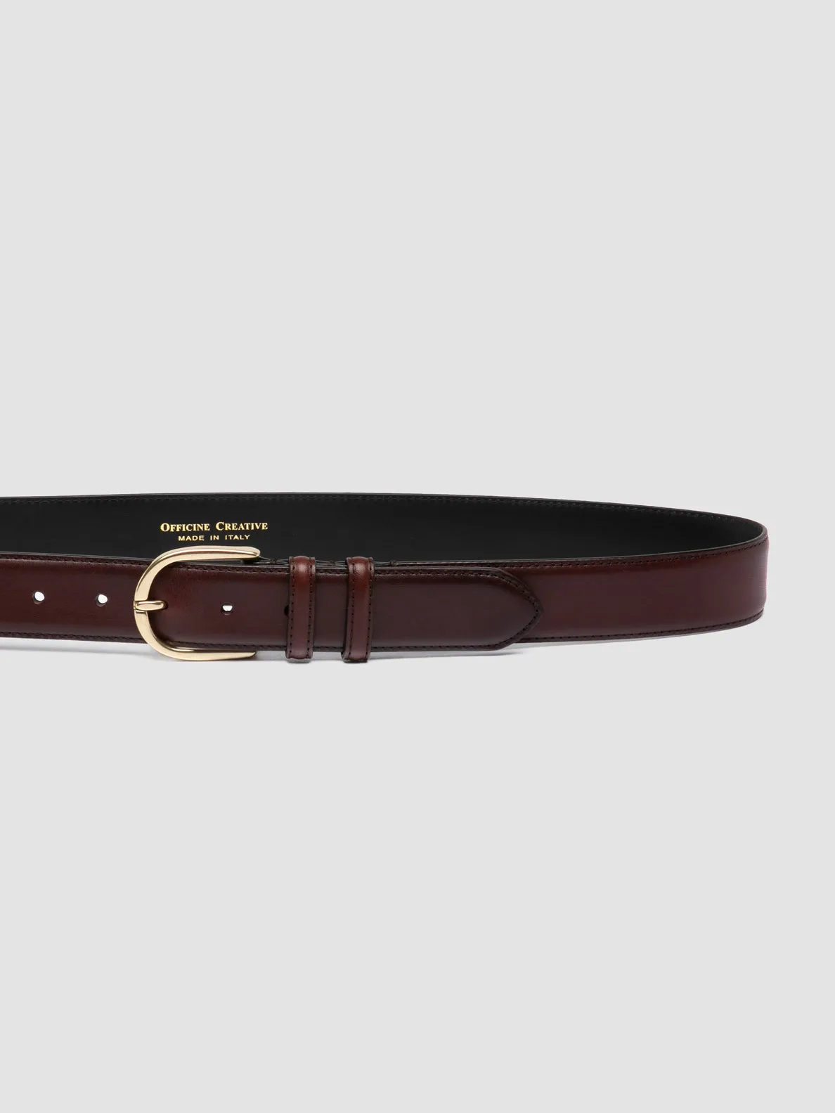 OC STRIP 105 - Brown Leather Belt,Men