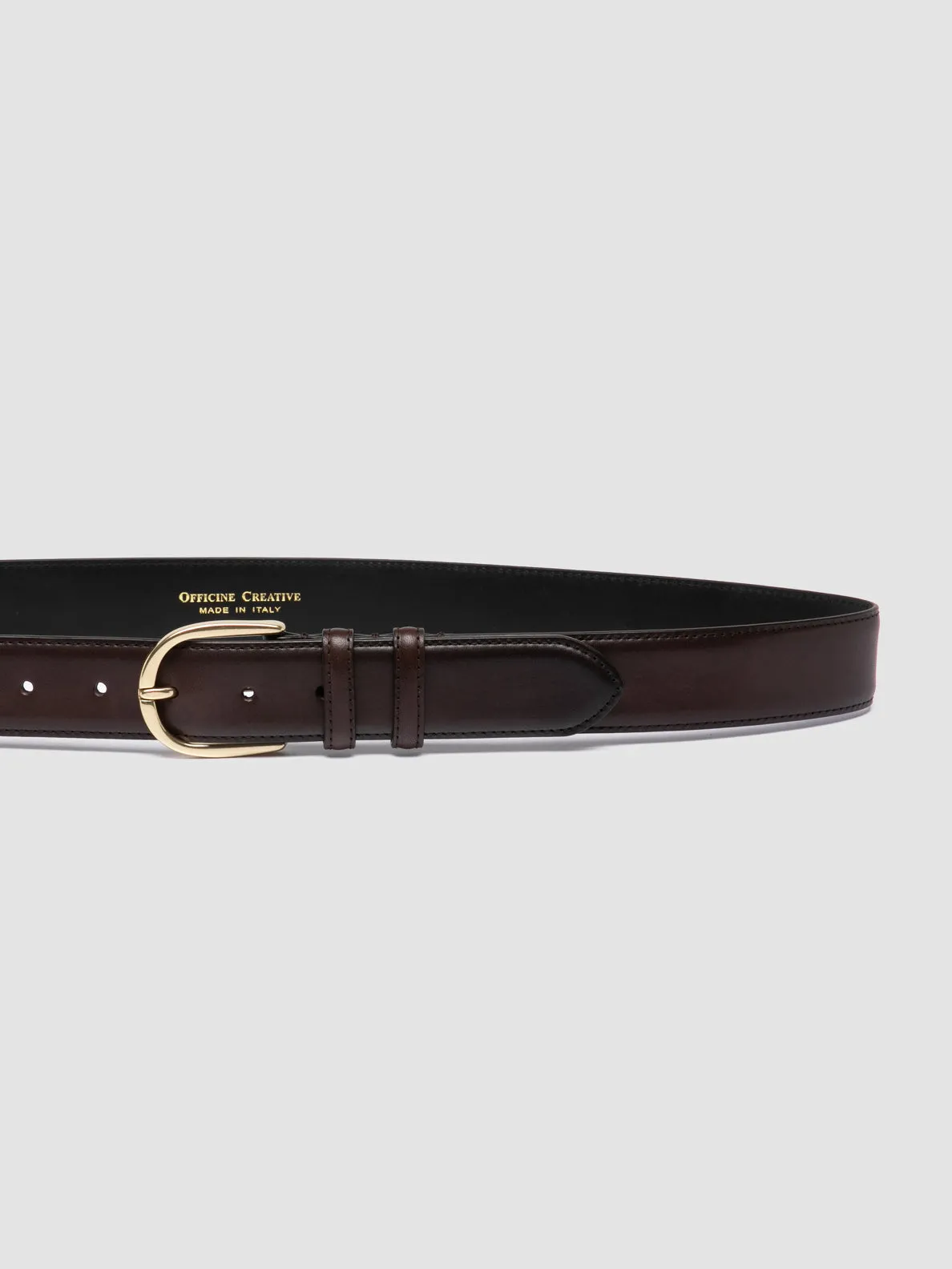 OC STRIP 105 - Brown Leather Belt,Men