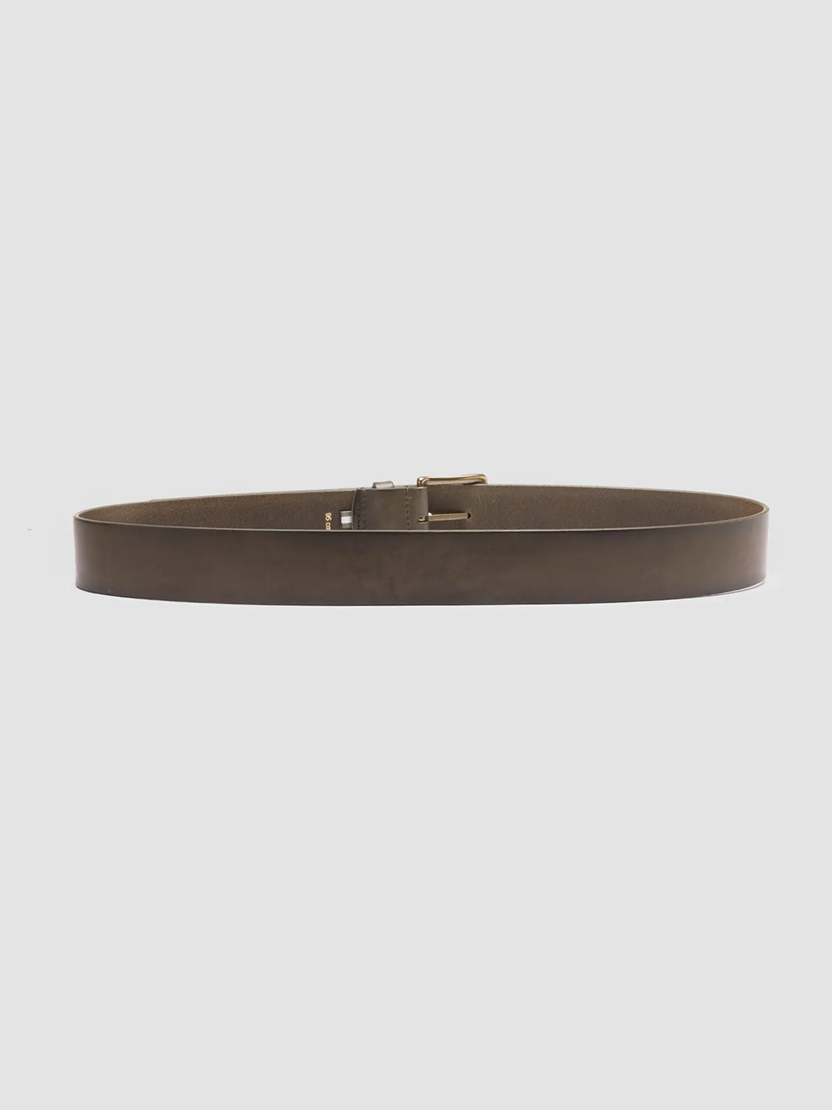 OC STRIP 22 - Green Leather belt,Men
