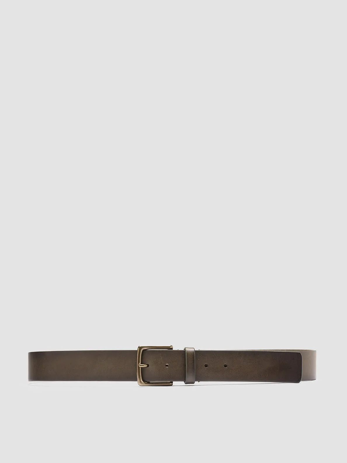 OC STRIP 22 - Green Leather belt,Men