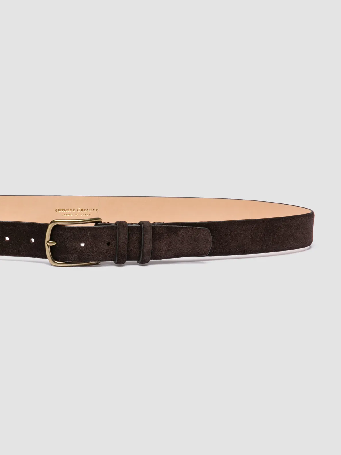OC STRIP 33 - Brown Suede belt,Men
