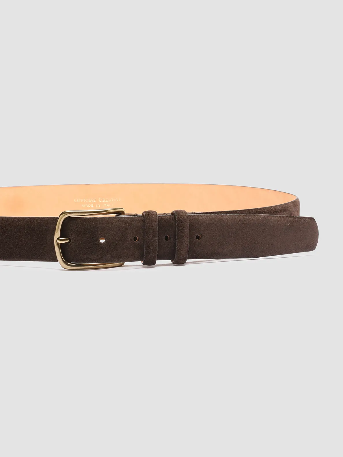 OC STRIP 33 - Brown Suede belt,Men