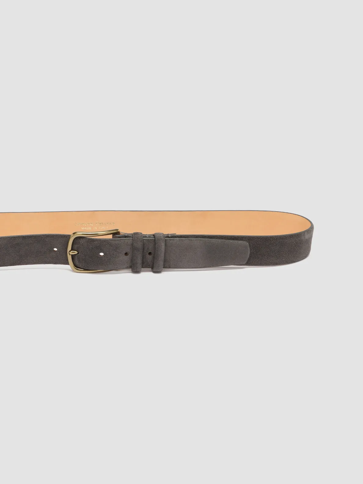 OC STRIP 33 - Grey Suede belt,Men