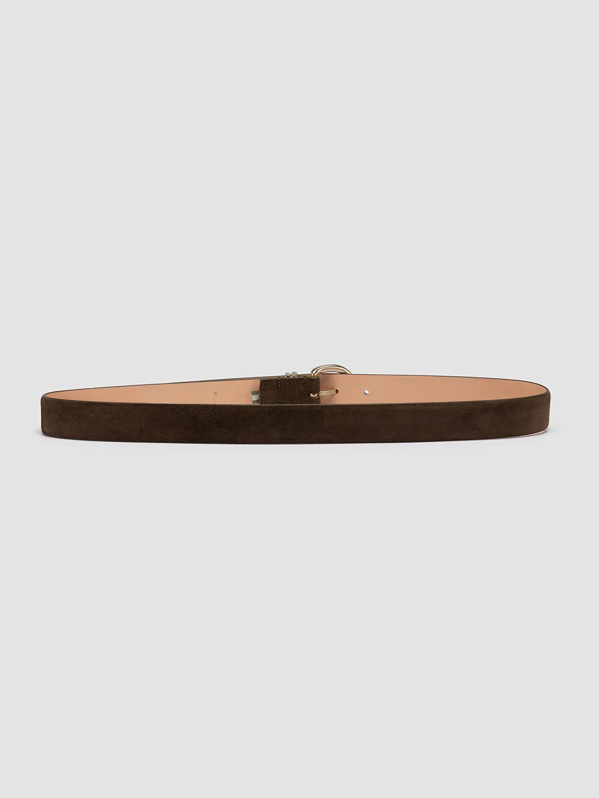 OC STRIP 33 - Taupe Suede belt,Men