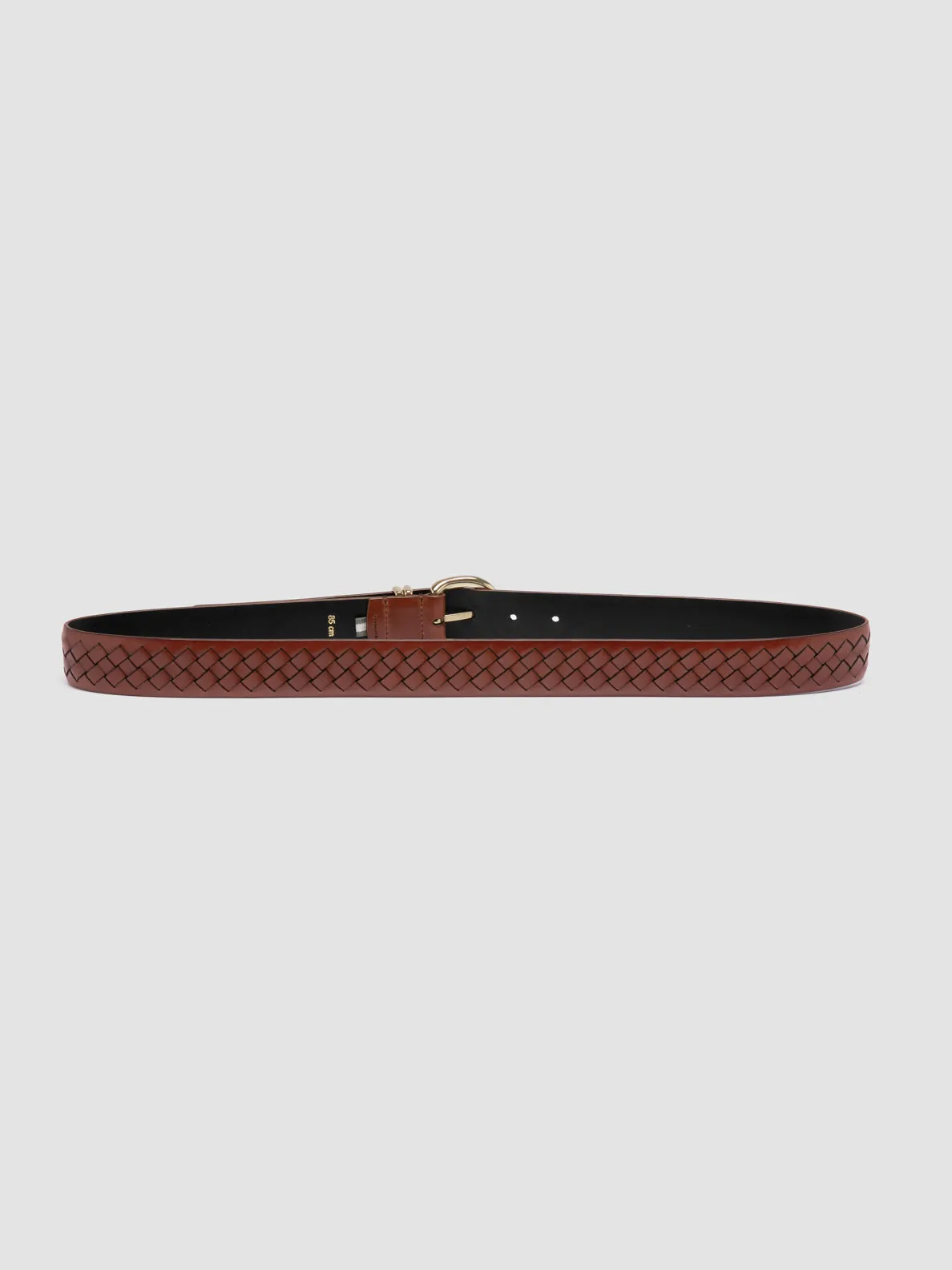 OC STRIP 46 - Brown Leather Belt,Women