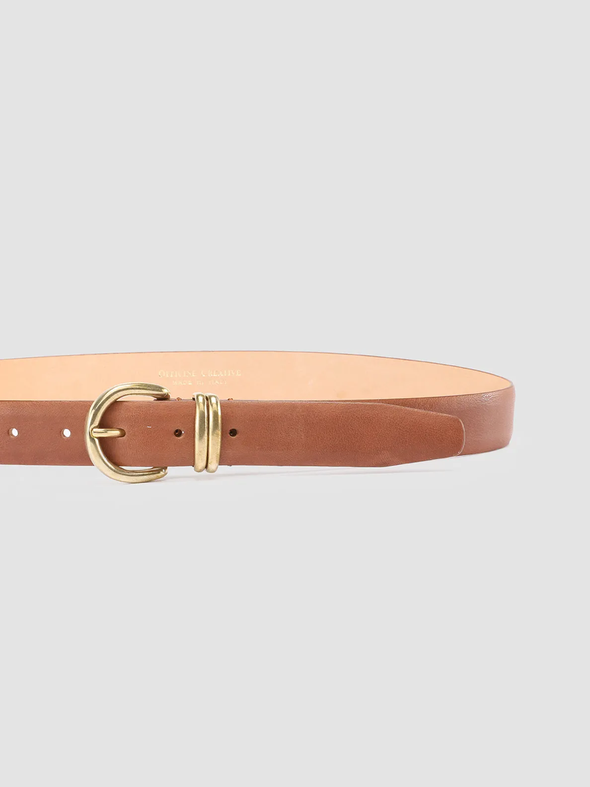 OC STRIP 46 - Brown Leather belt,Women
