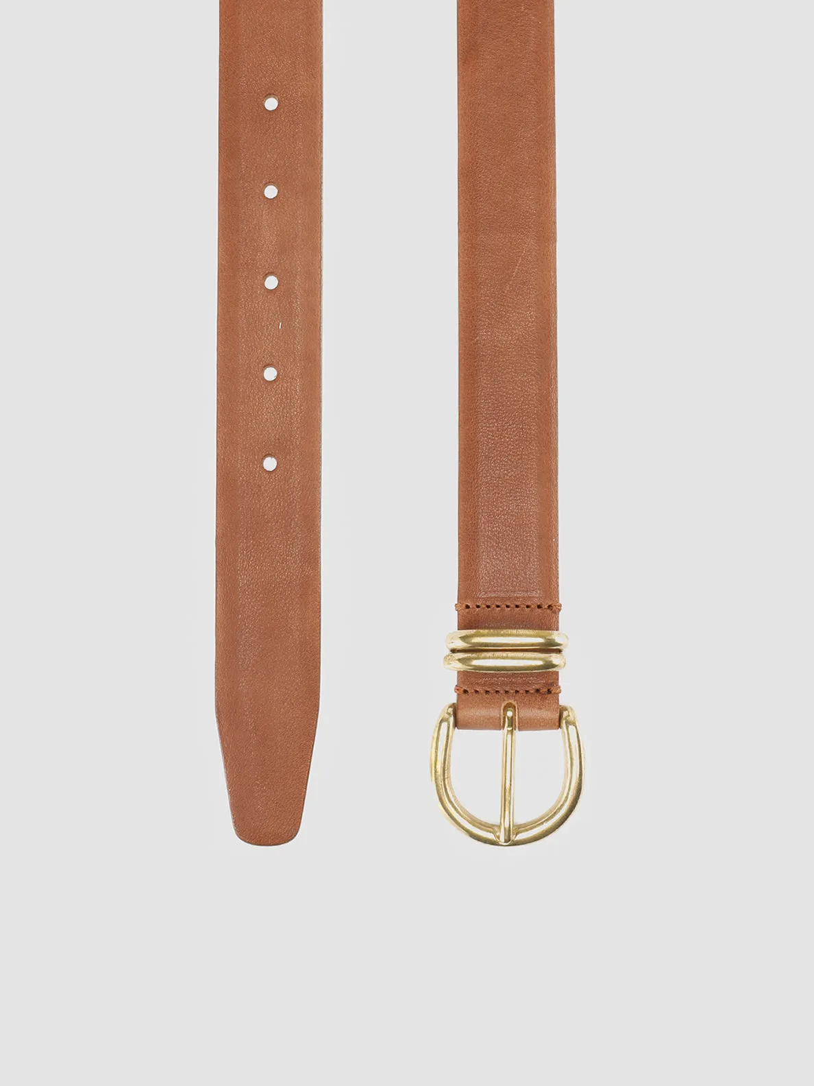 OC STRIP 46 - Brown Leather belt,Women