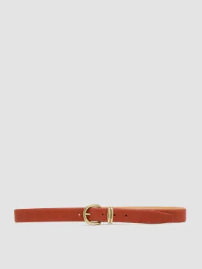 OC STRIP 46 - Red Leather Belt,Women