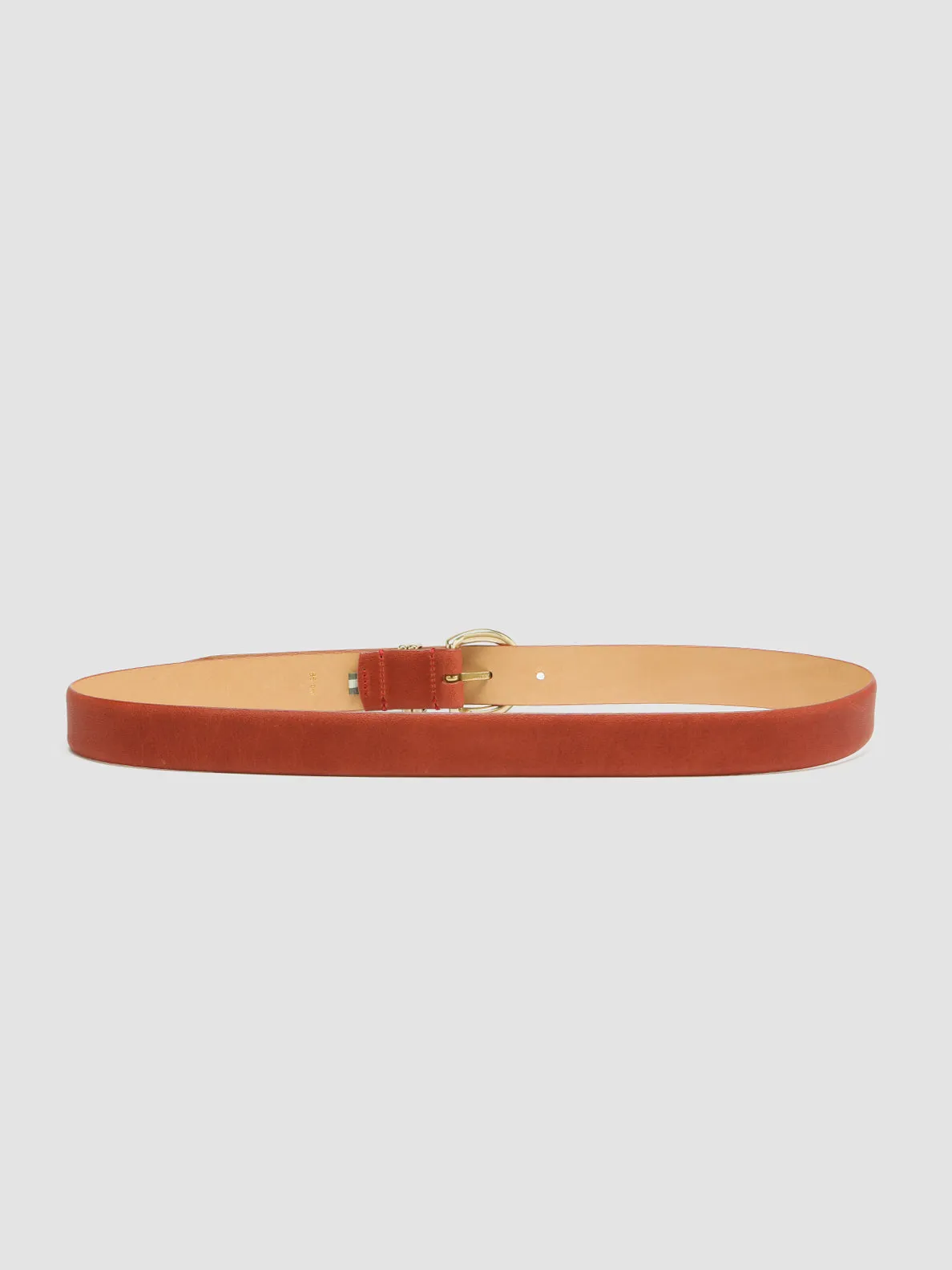 OC STRIP 46 - Red Leather Belt,Women