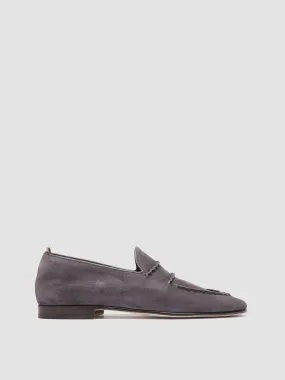 OLIVER 001 - Blue Suede Venetian Loafers,Men