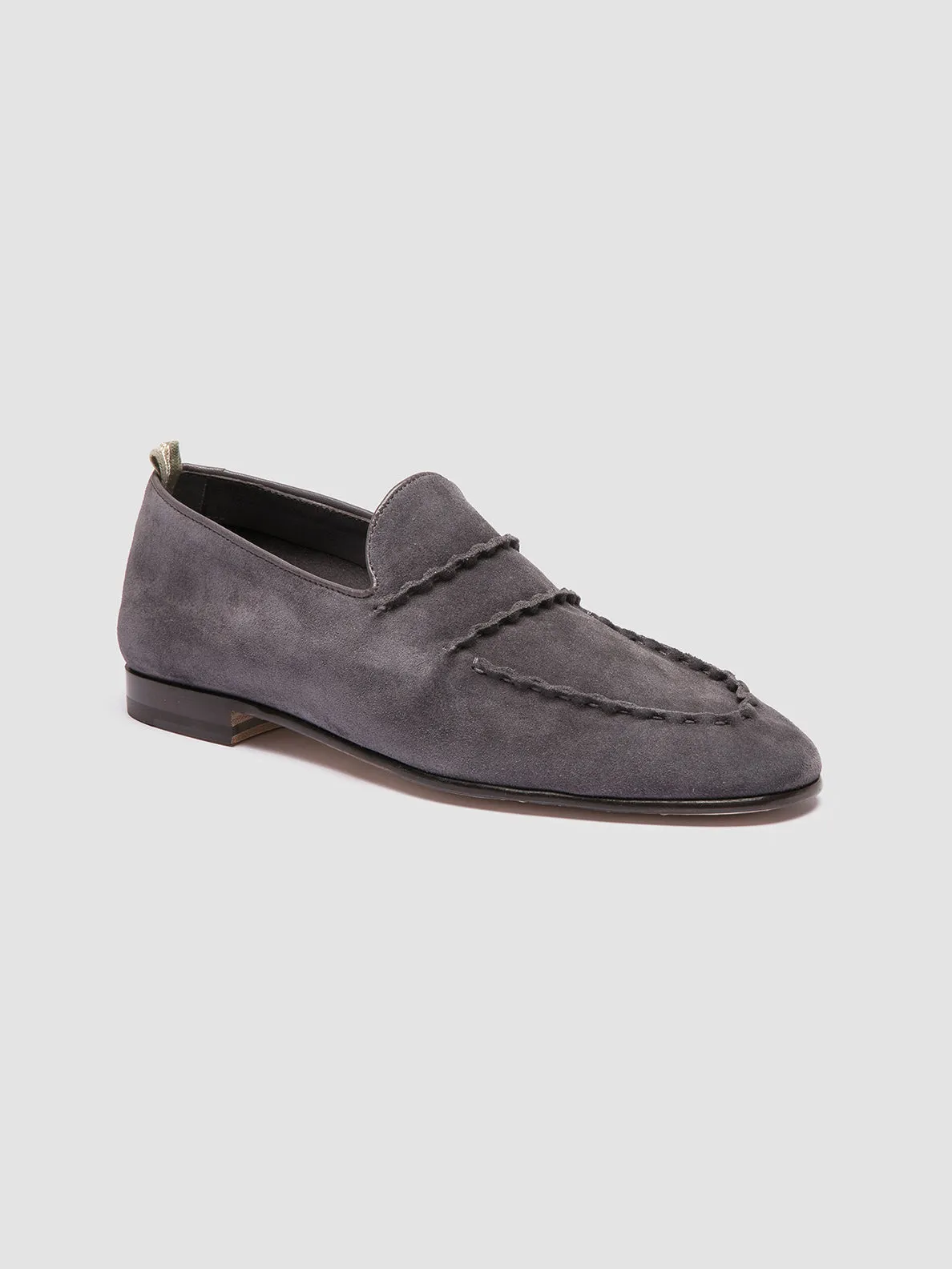 OLIVER 001 - Blue Suede Venetian Loafers,Men