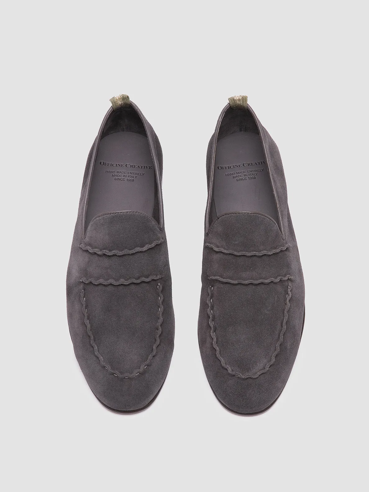 OLIVER 001 - Blue Suede Venetian Loafers,Men